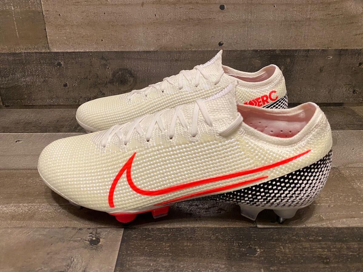 Nike Mercurial Vapor 13 Elite SG PRO White Laser Crimson Nike Mercurial Vapor 13 Elite SG PRO White Laser Crimson