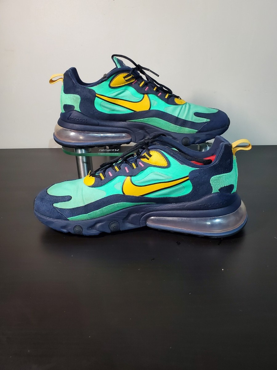 yellow nike 270 react
