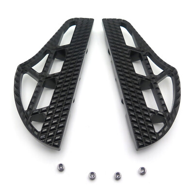 Dominator Shark Fin Passenger Footboard For Harley Softail Slim Fat Boy Road Kin