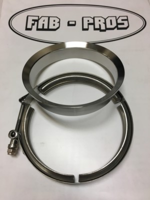 Borg Warner 5'' Marmon Exhaust Downpipe Flange Clamp S400 S400SXE S475 S480 *T6* 