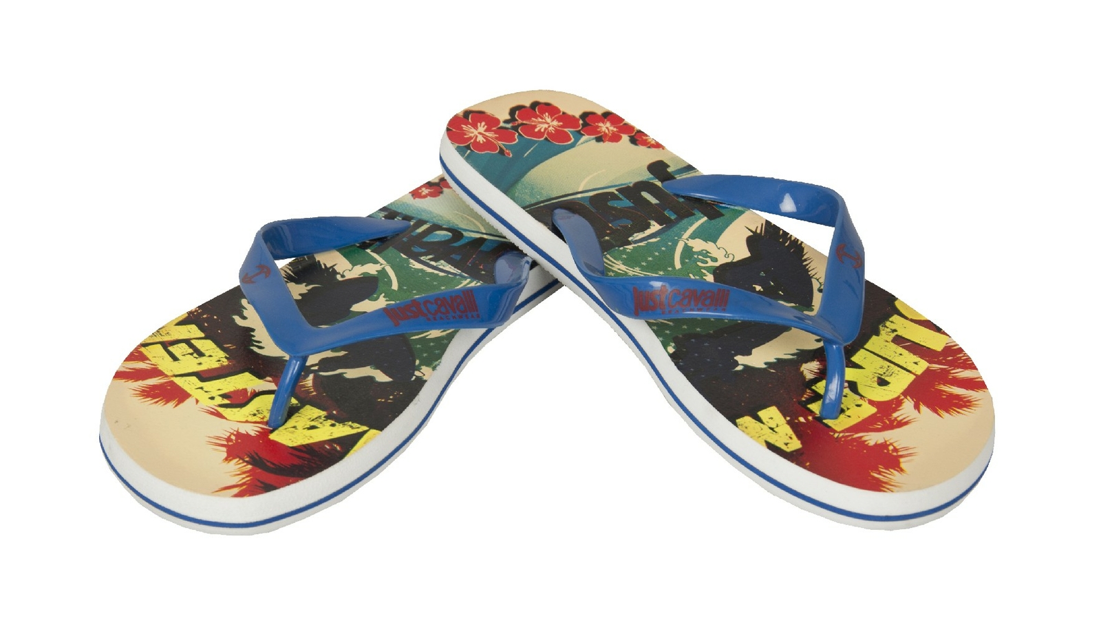 Купальник Ciabatte infradito flip flop uomo mare o piscina от JUST CAVALLI articolo 11090₽