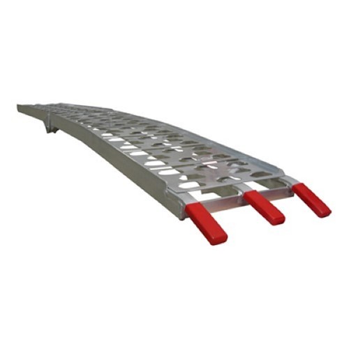 Grafner Auffahrrampe 2er Set Alu Rampe Klappbar Verladerampe 340kg 226x29,5cm - Bild 2 von 7