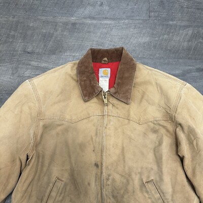Vintage Carhartt SANTA FE Jacket Mens XL Duck Quilt Lined