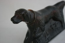 Pointer Dog Glass Amber Bottle Avon Vntg Men's After Shave Tribute 5 Fl Oz