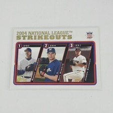 2005  Topps  #348 Randy Johnson / Ben Sheets / Jason Schmidt