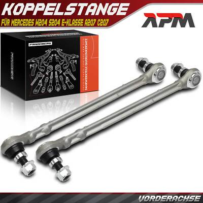 2x Front Sway Bar Coupling Rods For Mercedes W204, S204, E-Class A207/C207 – Non-Sport Suspension