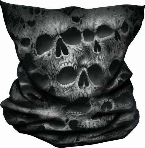 Spiral Gesichts Maske Wrap Totenkopf Reaper Punk Motorrad Paintball SPORTS Rose - Afbeelding 14 van 24