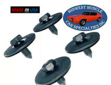 4pc Gm Nos Chevy Buick Cadillac Pontiac Olds Fender Skirt Wheel Well Bolts Bt