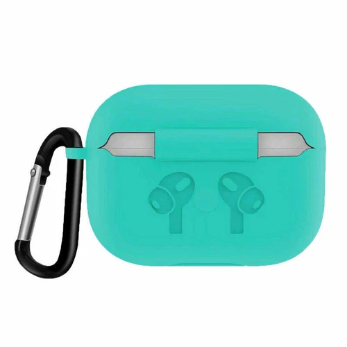 Cubierta de revestimiento de silicona TPU a prueba de golpes con llavero/con correa para Apple Air Pod 1/2/3/4 - Imagen 14 de 19