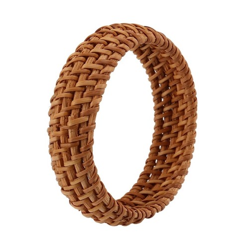 Bracelet Ethnique En Rotin Tissé - Artisanat Péruvien - Unisexe - Neuf Avec Étiquettes