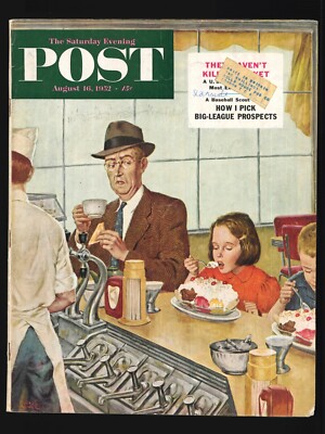 Saturday Evening Post Magazine  1951-1955 Original Vintage Back issues