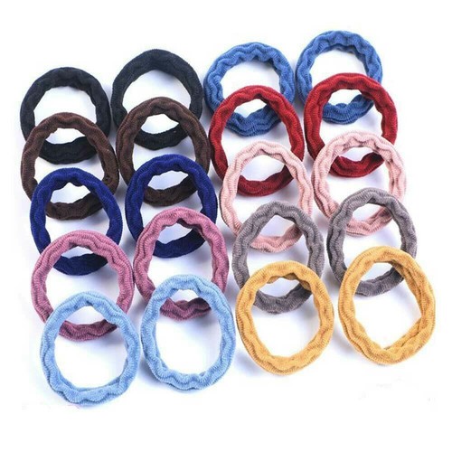 10 20PCS EXTRA THICK LARGE STRONG women Hair Elastics Bobbles Bands UK - Picture 9 of 14