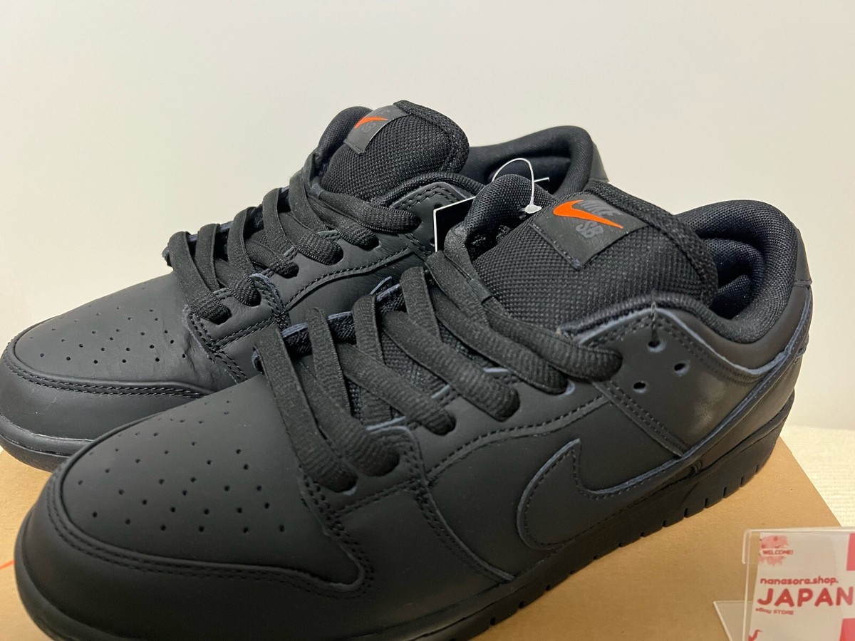靴 NIKE SB DUNK LOW PRO fj1674-001 Mens Nike SB Dunk Low Pro Triple Black 11.5 FJ1674-001 Rare