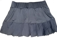 Adidas Women  s Match Primeblue Tennis Skort Gray/Blue  Size M  FK0769