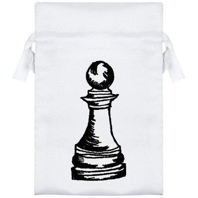 ''Chess Pawn'' Satin Kordelzug Beutel/Beutel (SB011313)