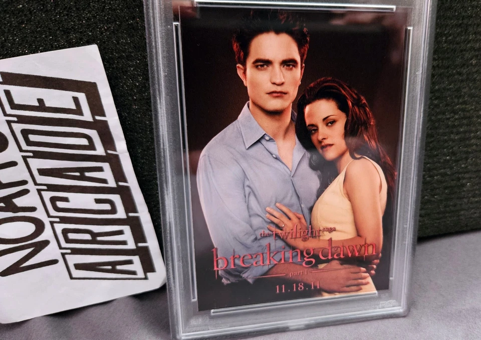 SDCC 2011 The Twilight Saga Amanecer Parte 1 Tarjeta Promocional Bella & Edward PSA 8 Foto 2 de 3