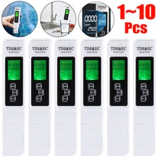 TDS Meter Digital Water Quality Tester PPM Water Testing Kit Carrying Case Lot
