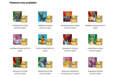 McDonalds 2025 Pokémon Dragon Discovery POSTER, STICKER & TCG