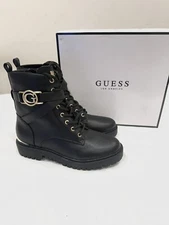GUESS, WOMEN SHORT BOOTS, STYLE NAME ODANNA2, COLOR BLACK 001, WOMEN'S SIZE 10