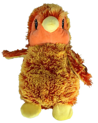 Nwt World Plush Bright Orange Yellow Bird Chick Penguin fuzzy 12''
