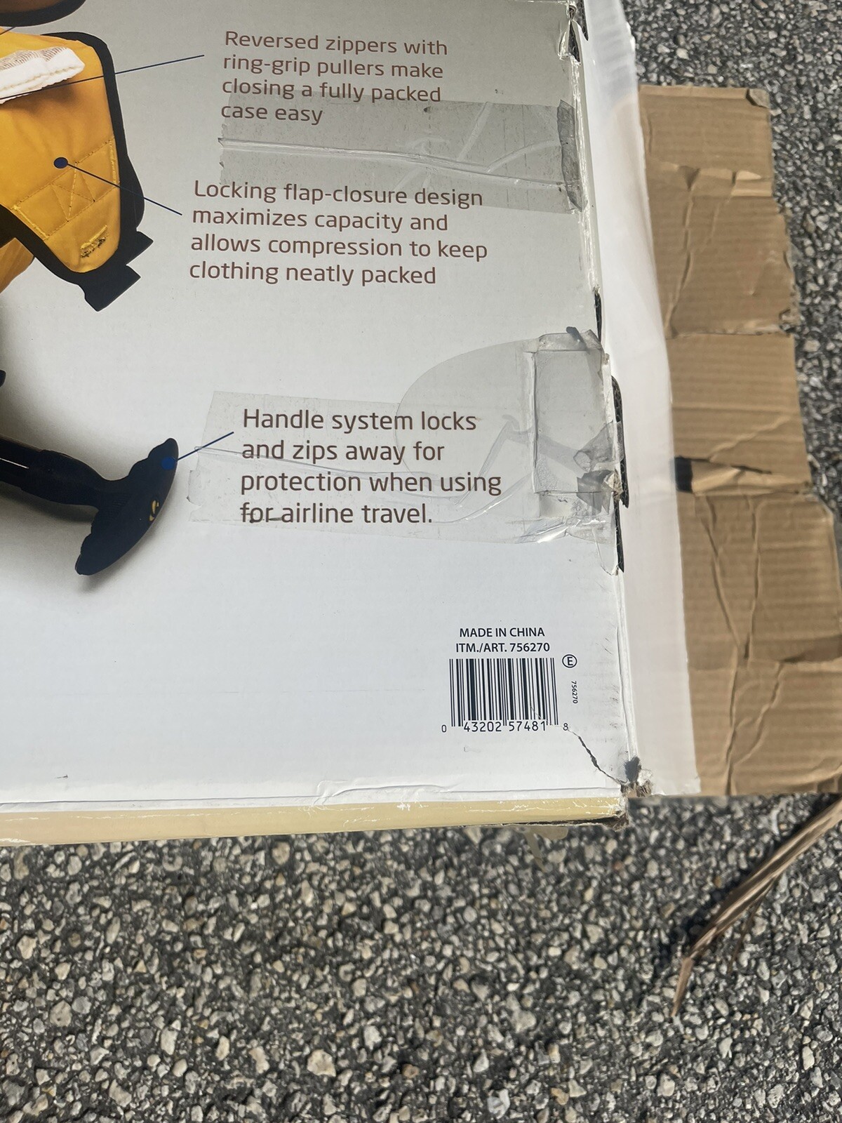 Samsonite 30" Wheeled Duffle Bag Water Resistant Handle Luggage