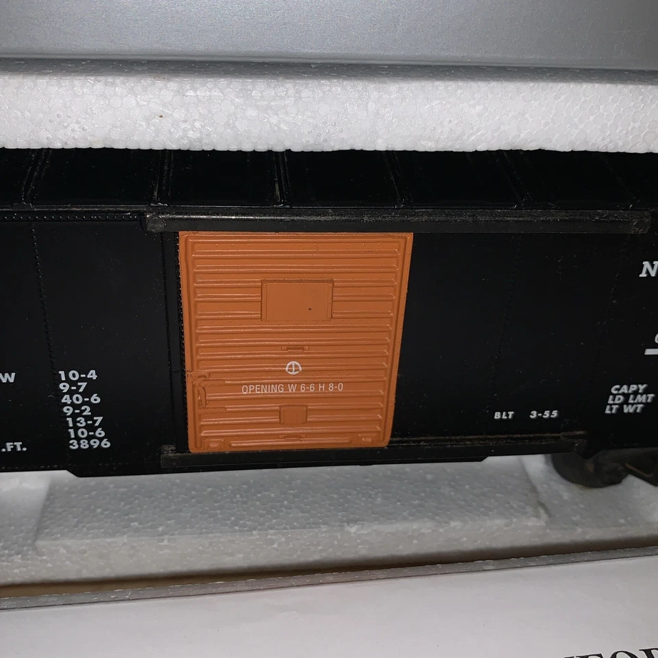 NOS Williams Trains Classic Freight Car No 50 New Haven Black Box Car O Gauge - Image 4 of 4