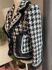 Edward Achour Paris Jacket Egee And Purse Designer Set Small Msrp $1000