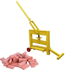 Manual Stone Brick Cutter Paving Tool Block Splitter Cutting Machine with Wheels