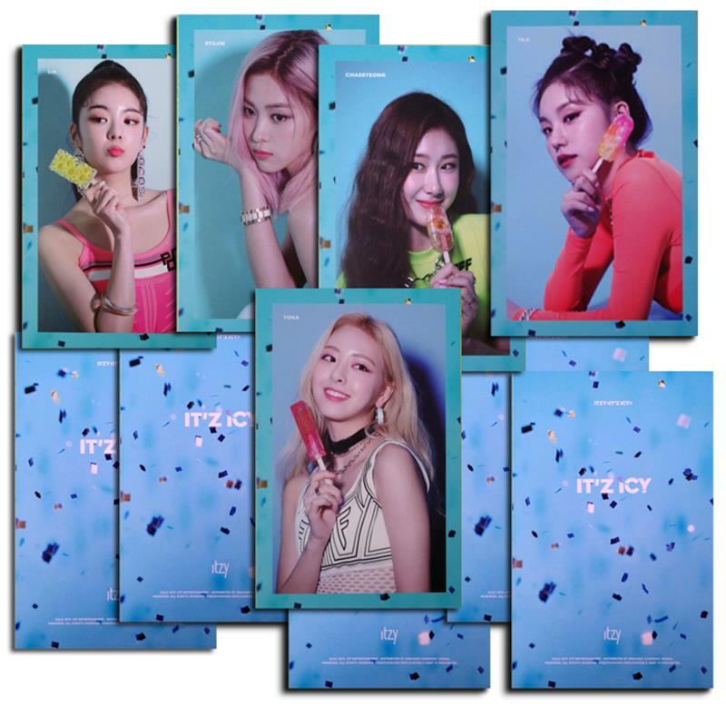 Kpop ITZY 1st Mini Album IT'z ICY Photocard Self Made Autograph