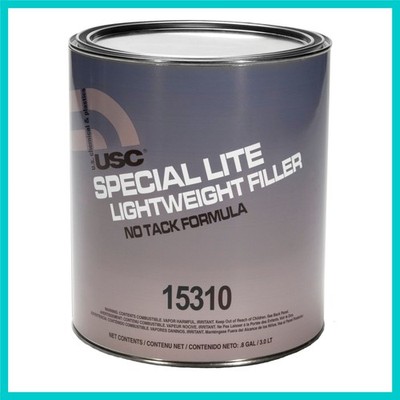 U.S. Chemical Special Lite Lightweight Filler, Off-White, 0.8 Gallon for Auto...
