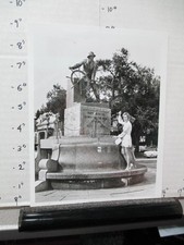ABC TV photo 1970 BEWITCHED Elizabeth Montgomery sailor statue Gloucester MA