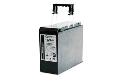 Q-Batteries 12LFT-55 12V 55Ah Frontterminal AGM Batterie USV