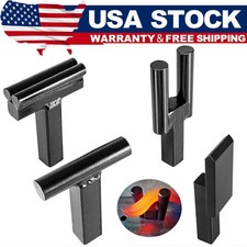 4Pcs Blacksmith Anvil Hardy Tool Set Fits 1in...