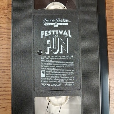 Hanna-Barbera Festival of Fun (VHS, 1991) Animated Cartoons Video