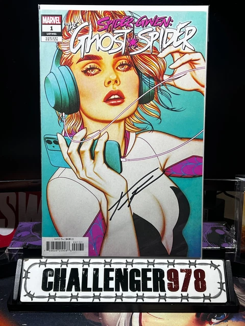 SPIDER-GWEN Ghost Spider #1 Jenny Frison SIGNED w/ COA