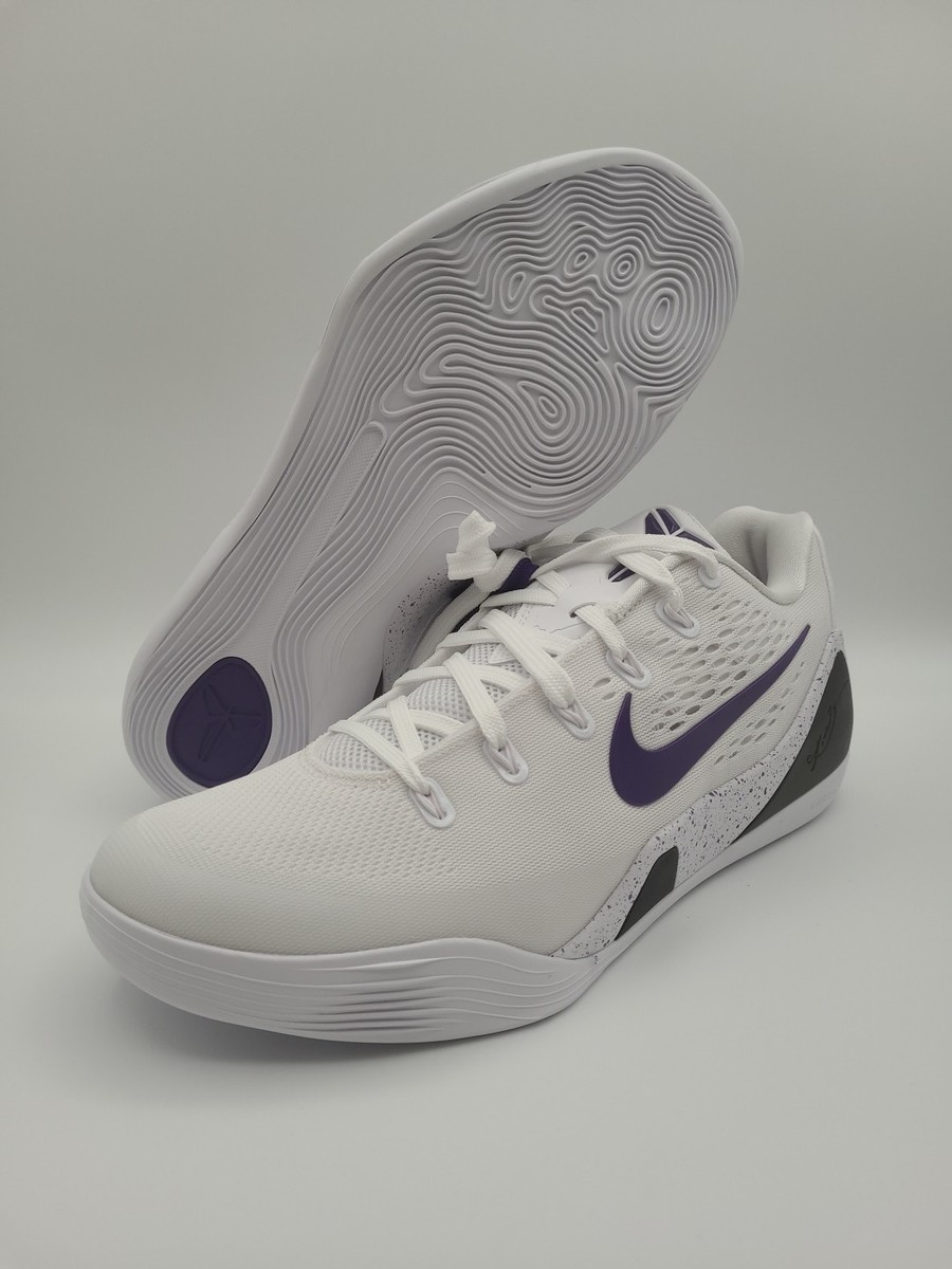 Nike Kobe 9 Elite Low EM Protro Mens Size 10.5 White