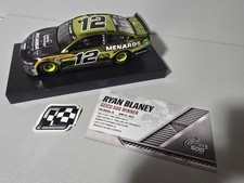 Ryan Blaney 12 Color Chrome 2020 Menards Talladega Win 1/24 Action Elite NASCAR