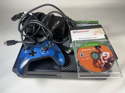 Xbox One 500GB Black Console Model 1540 Bundle W/ Controller & 3 Games - TESTED