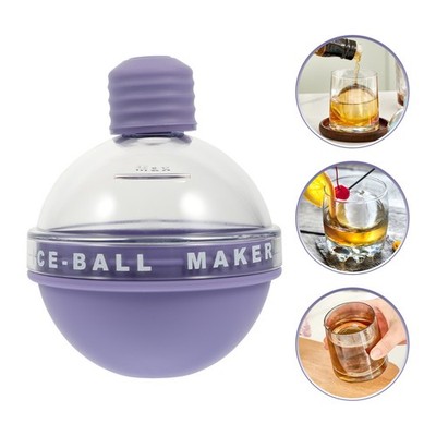 Kreativer Eisball macht Schimmelpeise für Heimwiskuseis -Eisballform mit Deckel