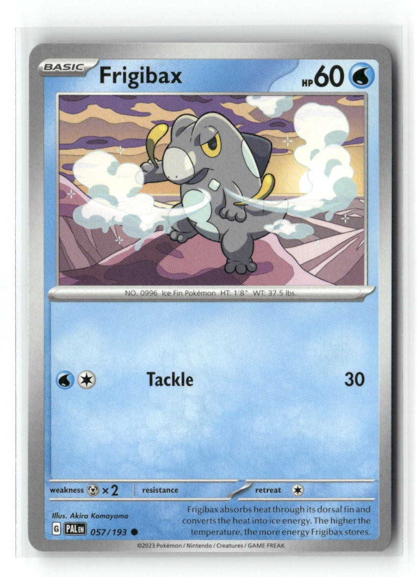 Frigibax 057/193 Common Paldea Evolved Pokemon Near Mint