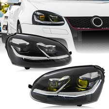 Led Headlights For Volkswagen Golf5 Mk5 2005-2010 Head Front Lamp Assembly Pair Led Headlights For Volkswagen Golf5 Mk5 2005-2010 Head Front Lamp Assembly Pair
