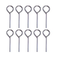 10 Pack 3/32 Hex Key Dogging Key, Allen Wrench, Full Loop, Solid Metal