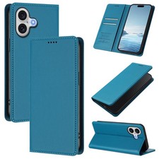 PU Leather Multifunctional Flip Phone Case Cover For Apple iPhone 17