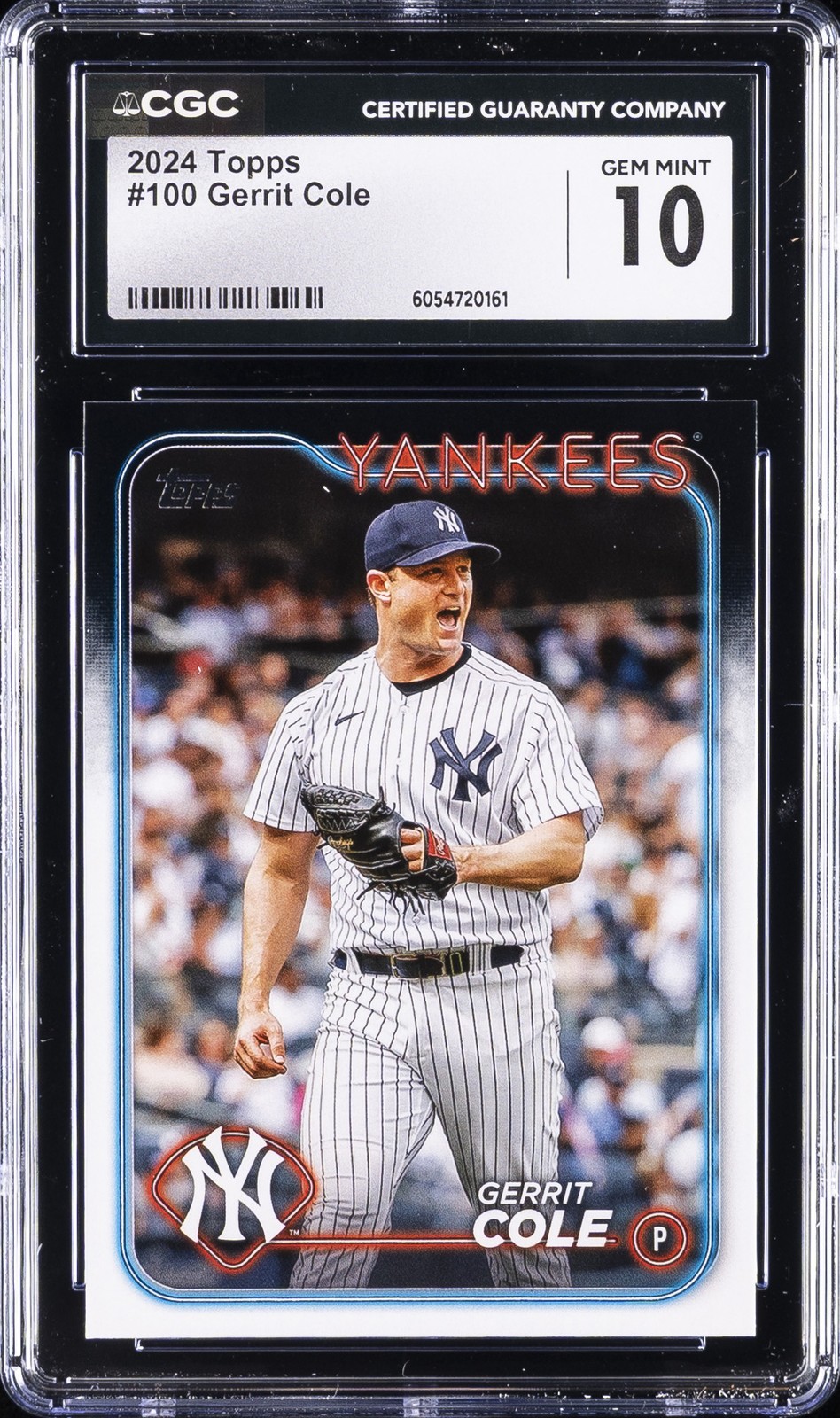 2024 TOPPS #100 GERRIT COLE CGC 10 GEM MINT