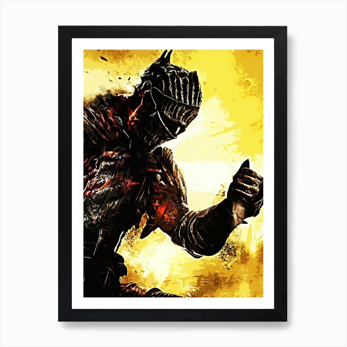 Dark Souls 3 Art Print Framed Wall Art Poster Canvas Print Picture