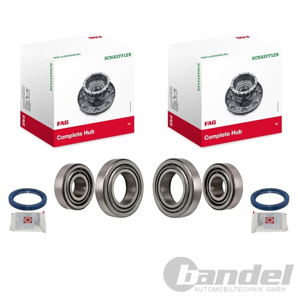 2X Schaeffler FAG Radlager Satz Vorne Links+Rechts Passend FüR VW Transporter-image