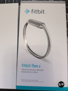 Genuine Fitbit Flex 2 Stainless Steel Metal Bangle Bracelet Band SMALL Petite