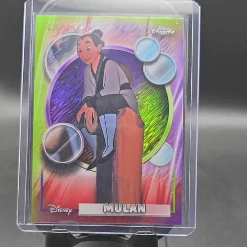2026 Topps Chrome Disney Mulan #129 Serial Numbered 035/175