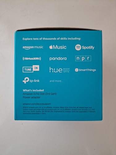 Amazon Echo Dot (3. Gen) Smart Lautsprecher Schwarz/Anthrazit Neu Open Box - Bild 4 von 5