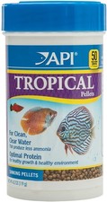 Aquarium, API Tropical Premium Pellet Food Regular Pellet - 4.2 oz 
